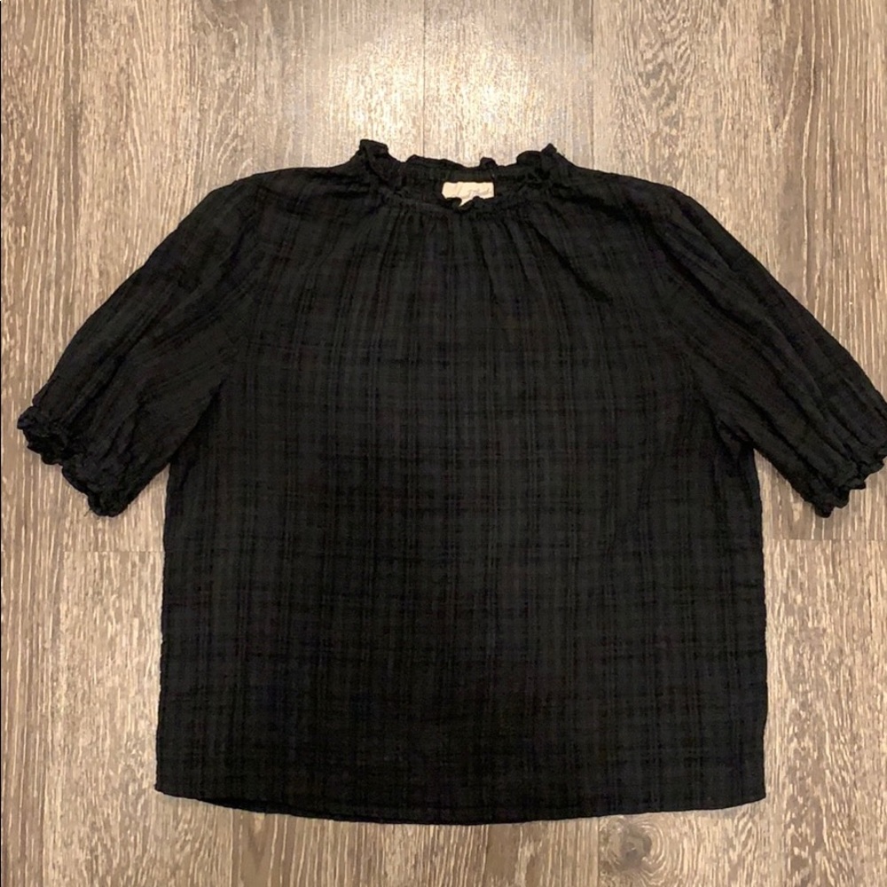 Black cotton blouse from universal thread